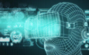 Concept de réalité virtuelle et technologique. Lunettes de réalité